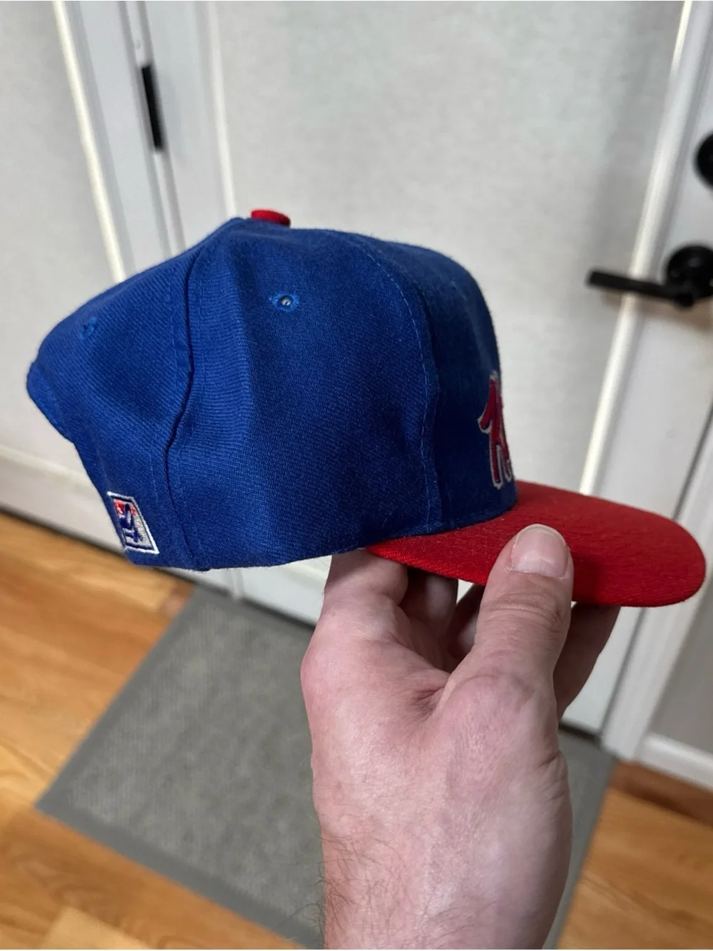 Vintage Kansas Jayhawks The Game Snapback Hat 2Tone Cap NWT
